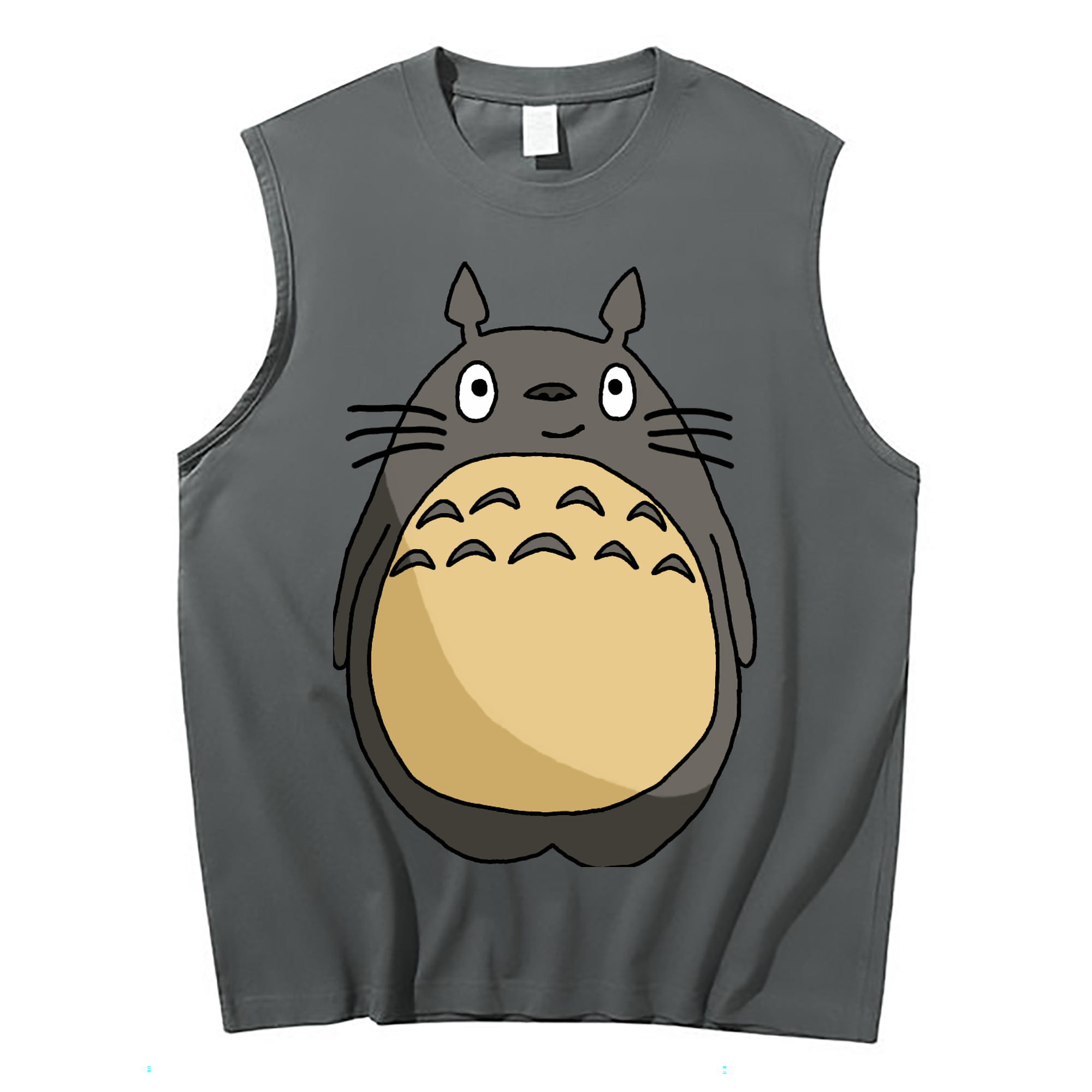 （画像用） となりのトトロ 草壁メイ 草壁サツキ My Neighbor Totoro Satsuki Kusakabe Mei Kusakabe コットン100％タンクトップ（フロントプリント）